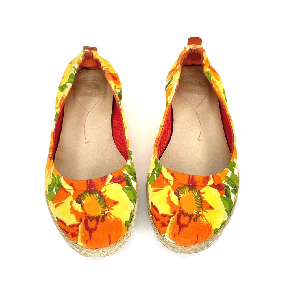 Nurture Floral Espadrille Flats Size 6 - Picture 2 of 4